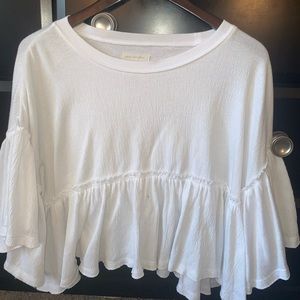 Flowy cropped top size Small